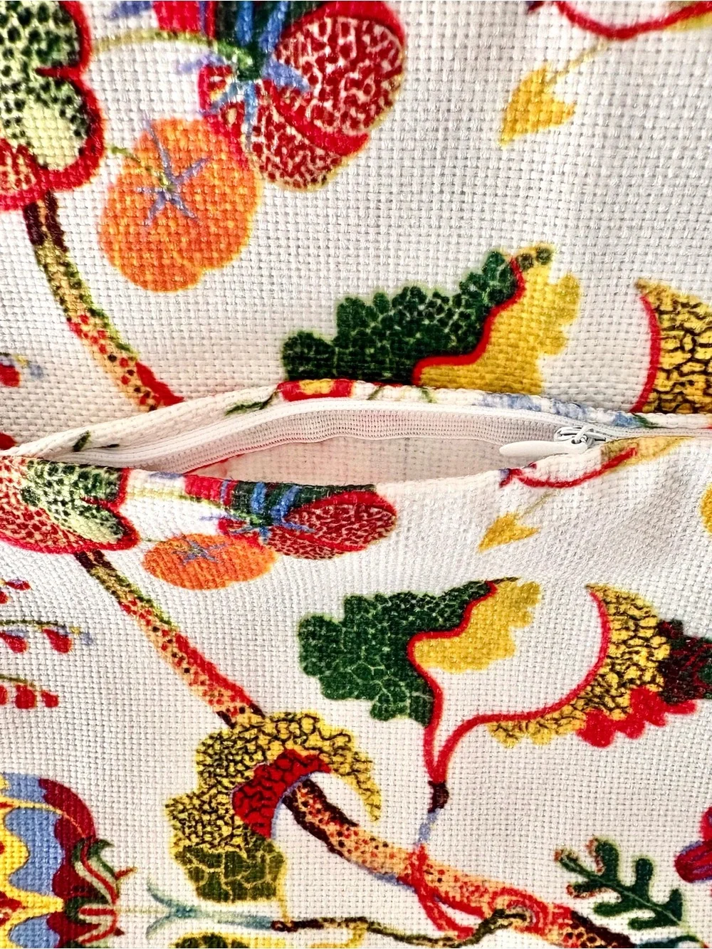 Swedish Josef Frank Vegetable Tree pattern Set of 2 pillow covers NEW!